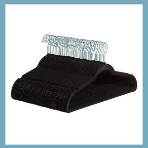 Black Velvet Hangers  Kids x10 unit